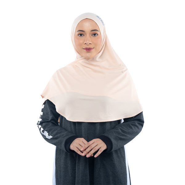 Foldable Ivory Cream (Sport Hijab)