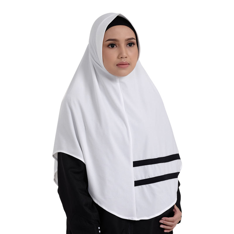 Cool Dynamic White | Hijab Sport