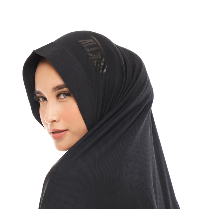 New Cool Dynamic Black (Sport Hijab)