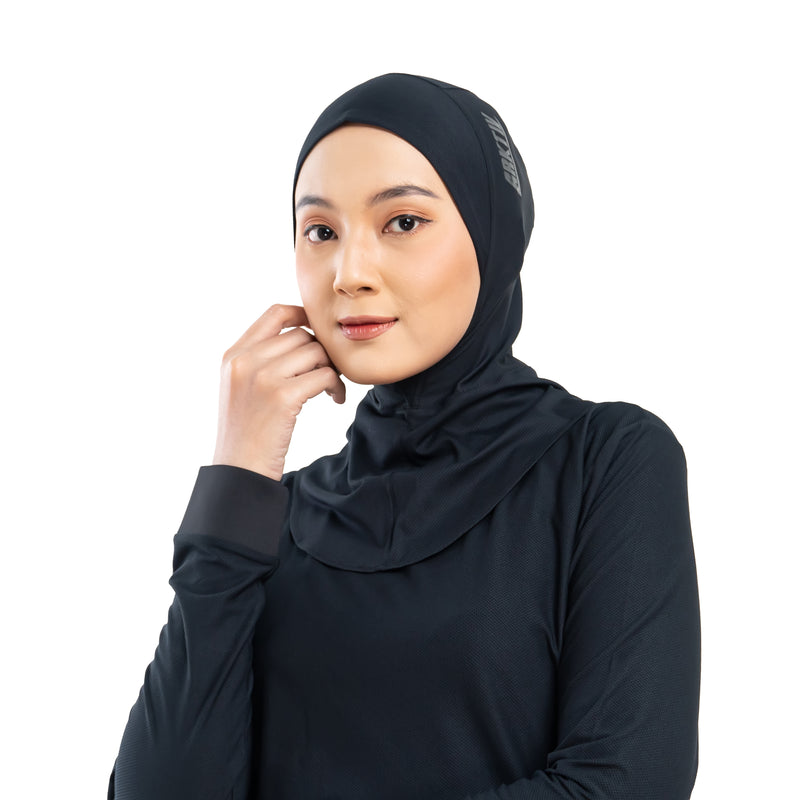 New Flexy Dynamic Black (Sport Hijab)