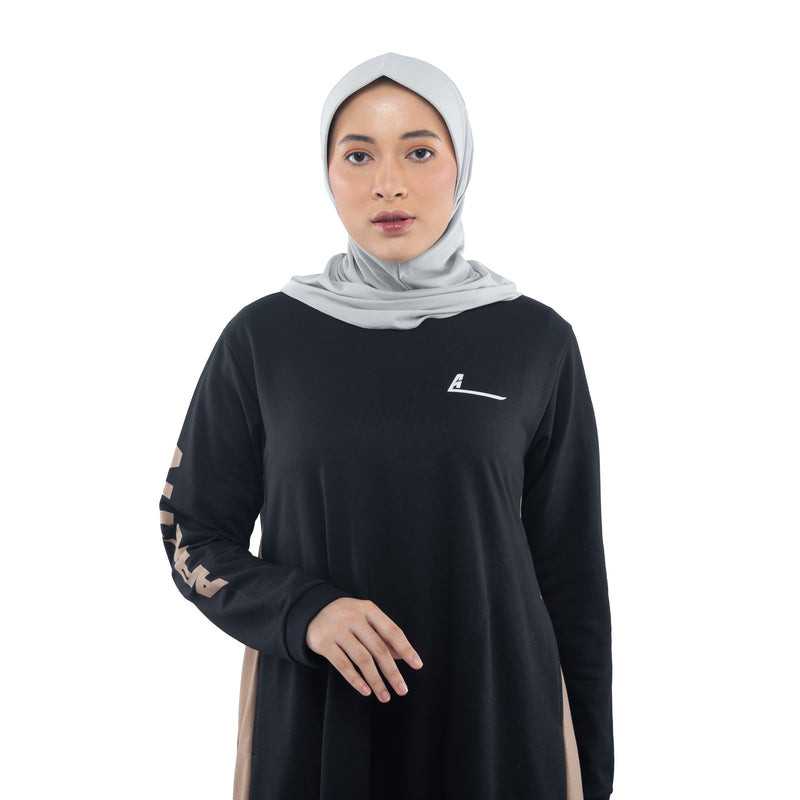 Elegant Dynamic Willow Grey (Sport Hijab)