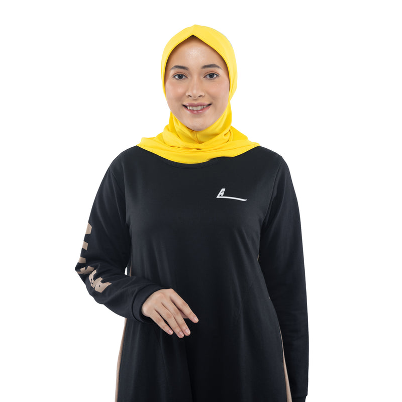 Elegant Dynamic Vibrant Yellow (Sport Hijab)