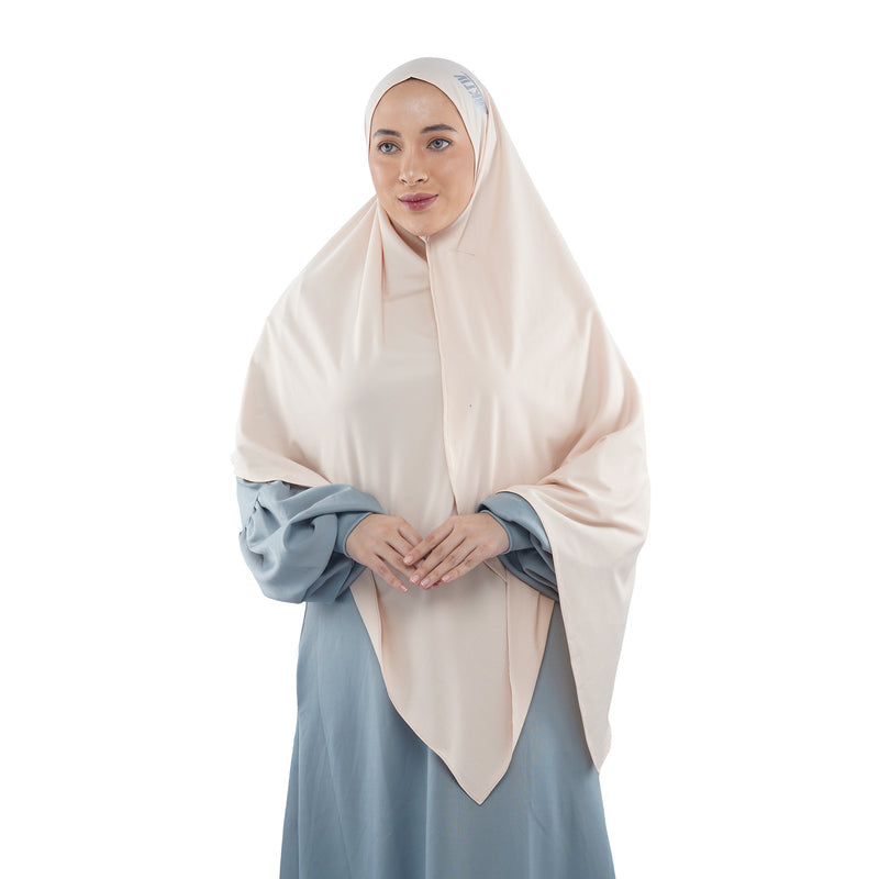 Super Pashmina Ivory Cream (Sport Hijab)