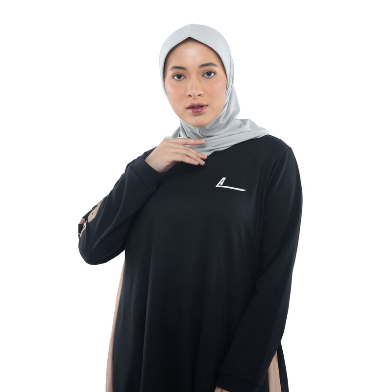 Elegant Dynamic Willow Grey (Sport Hijab)