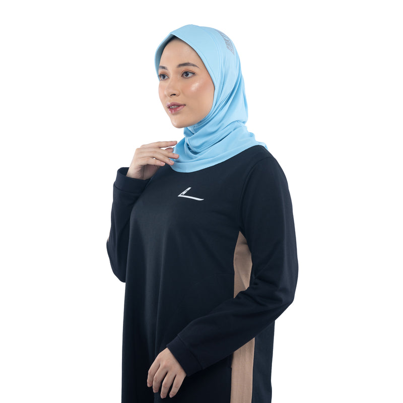 Elegant Dynamic Sky Blue (Sport Hijab)