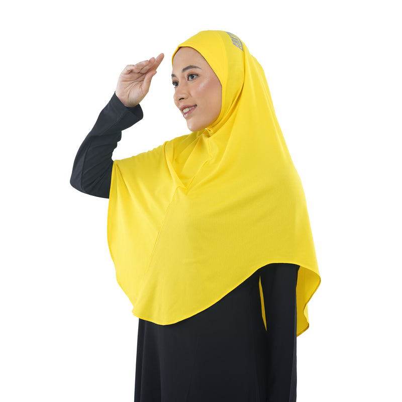 Mono Dynamic Vibrant Yellow Midi (Sport Hijab)