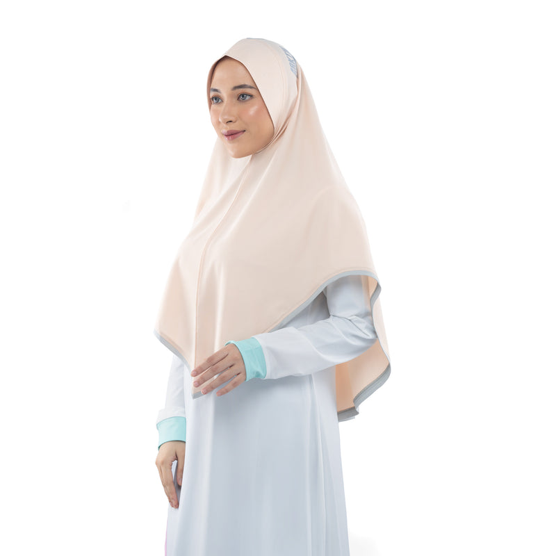Energetic Elite Ivory Cream Midi (Sport Hijab)