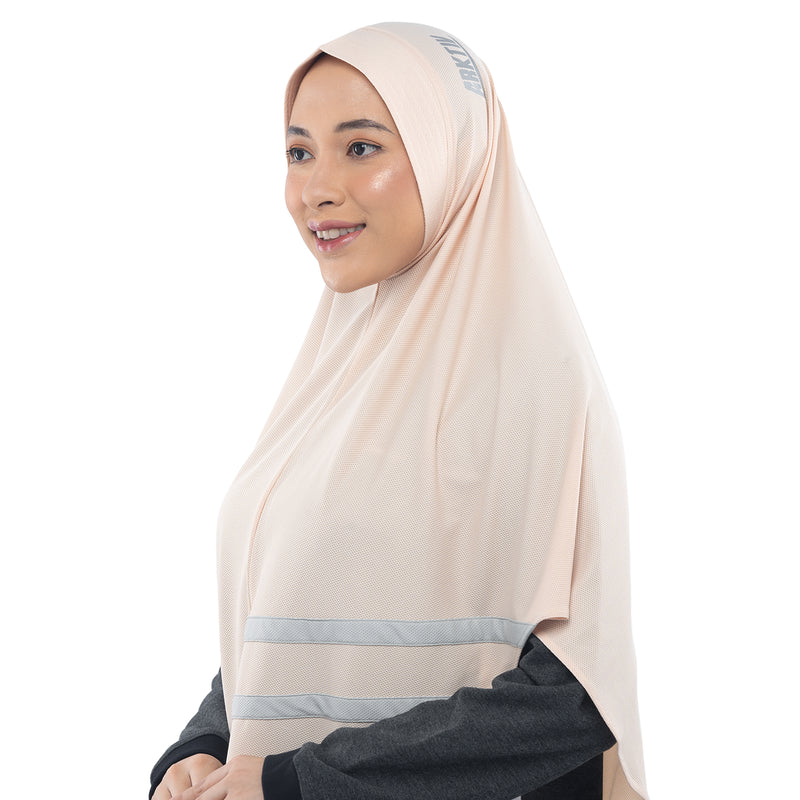 Cool Dynamic Ivory Cream Midi - Sport Hijab