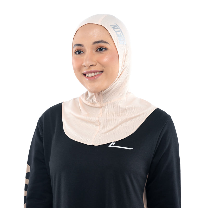 Power Dynamic Ivory Cream (Sport Hijab)