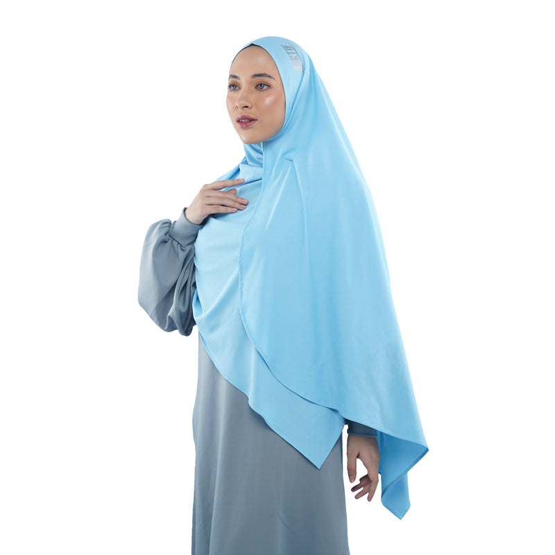 Super Pashmina Sky Blue (Sport Hijab)