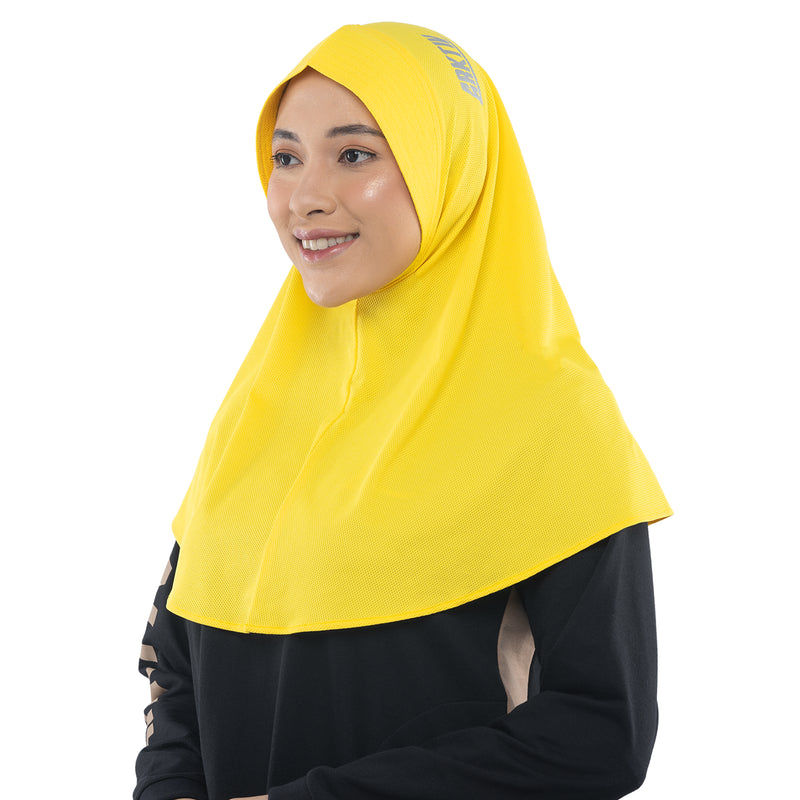 Running Hijab Vibrant Yellow (Sport Hijab)