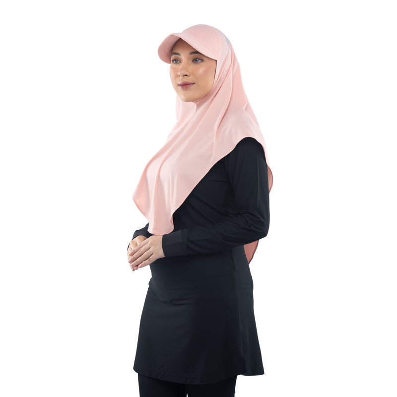 Cap Hijab Dusty Pink (Sport Hijab)