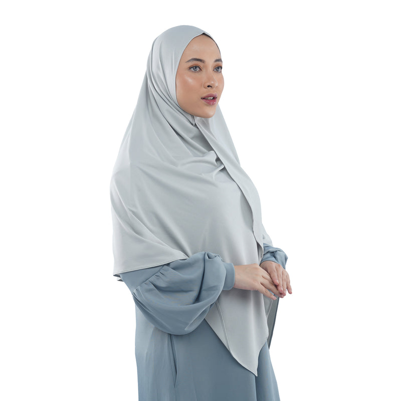 Super Pashmina Willow Grey (Sport Hijab)