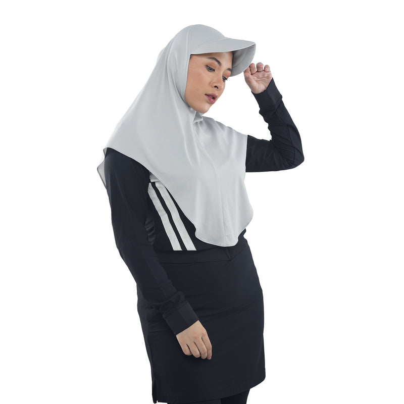 Cap Hijab Willow Grey (Sport Hijab)