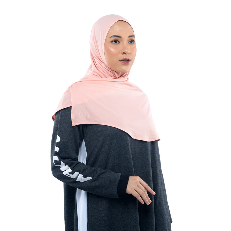 Foldable Dusty Pink (Sport Hijab)