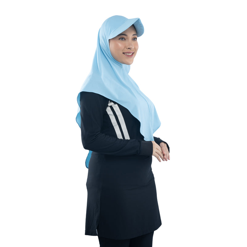 Cap Hijab Sky Blue (Sport Hijab)