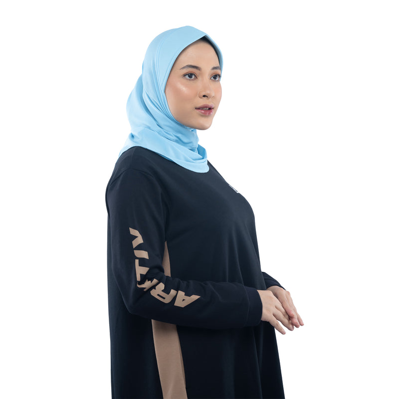Elegant Dynamic Sky Blue (Sport Hijab)