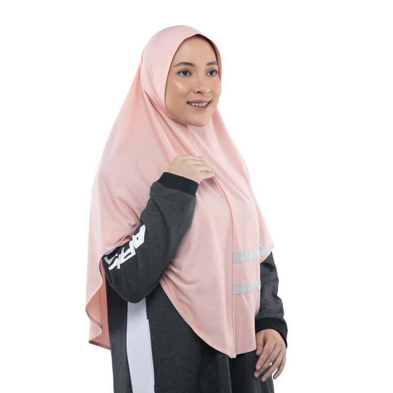 Cool Dynamic Dusty Pink Midi - Sport Hijab