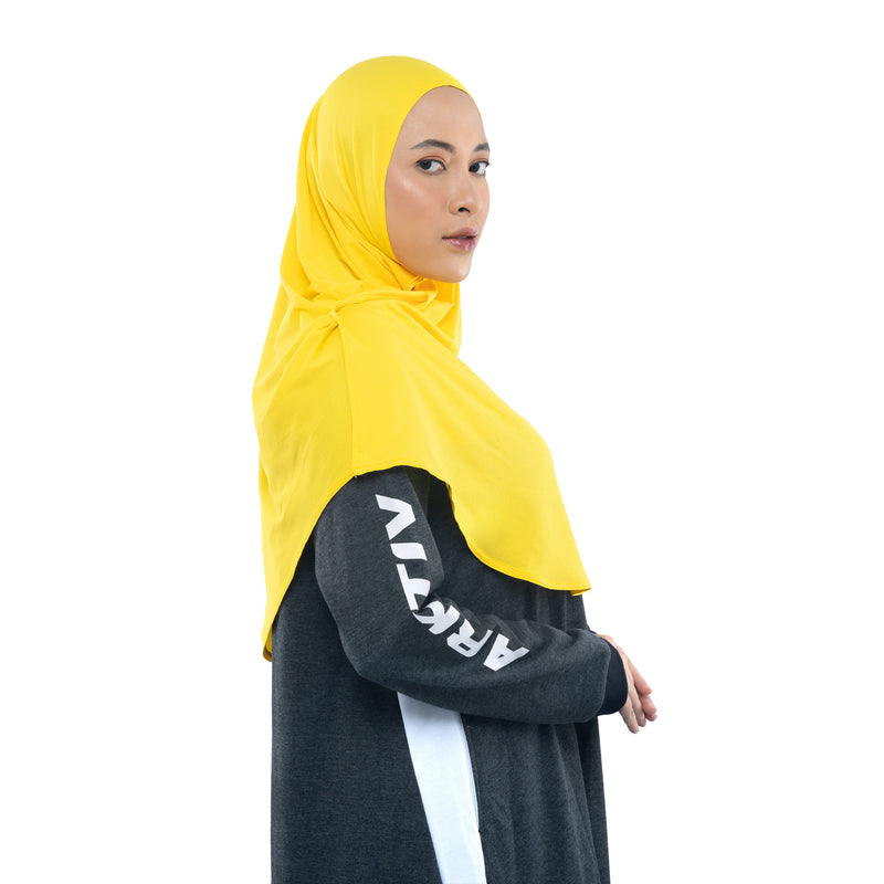 Foldable Vibrant Yellow (Sport Hijab)