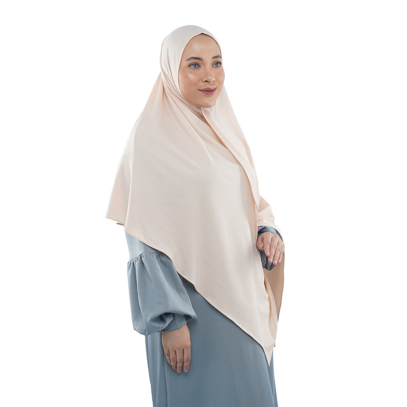 Super Pashmina Ivory Cream (Sport Hijab)