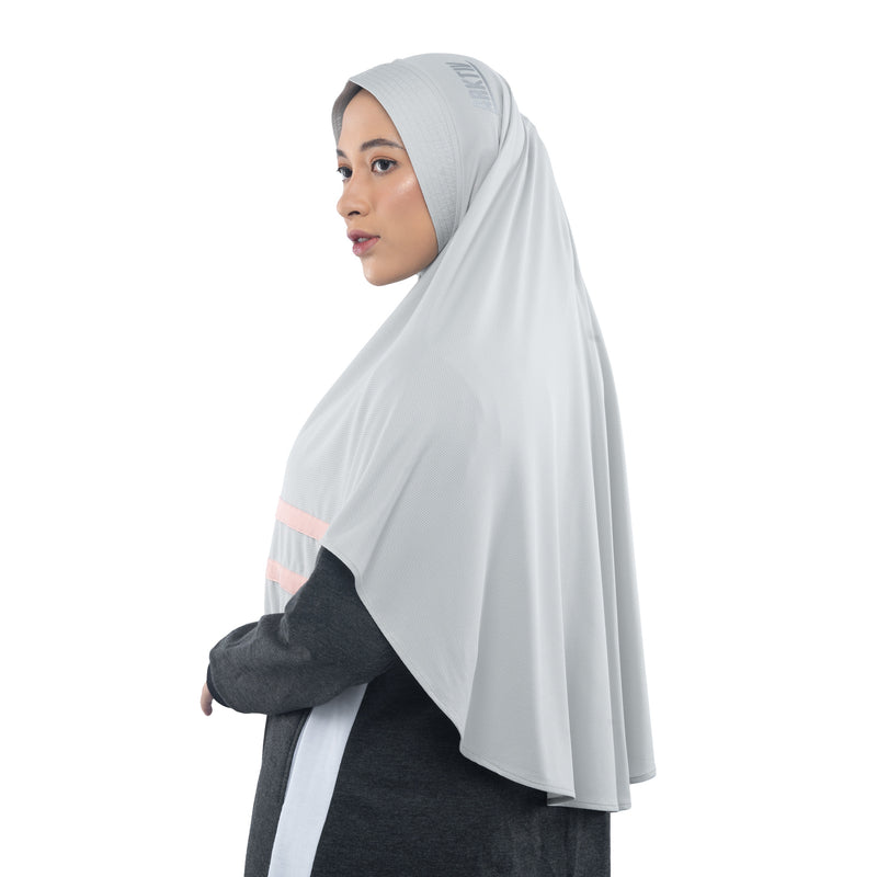 Cool Dynamic Willow Grey Midi - Sport Hijab