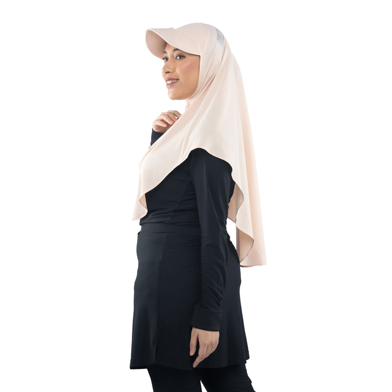 Cap Hijab Ivory Cream (Sport Hijab)