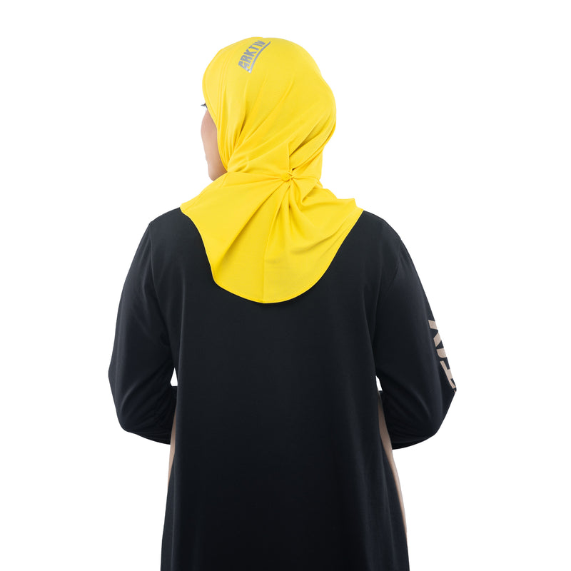 Elegant Dynamic Vibrant Yellow (Sport Hijab)