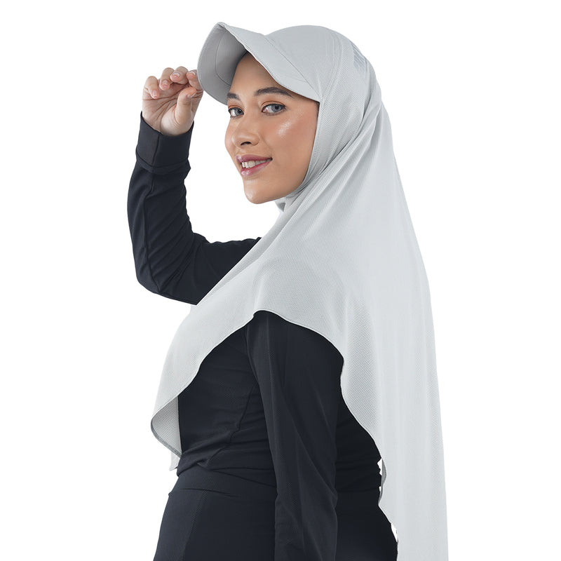 Cap Hijab Willow Grey (Sport Hijab)