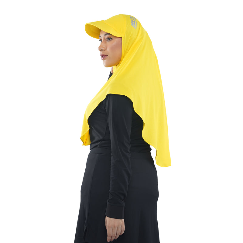 Cap Hijab Vibrant Yellow (Sport Hijab)