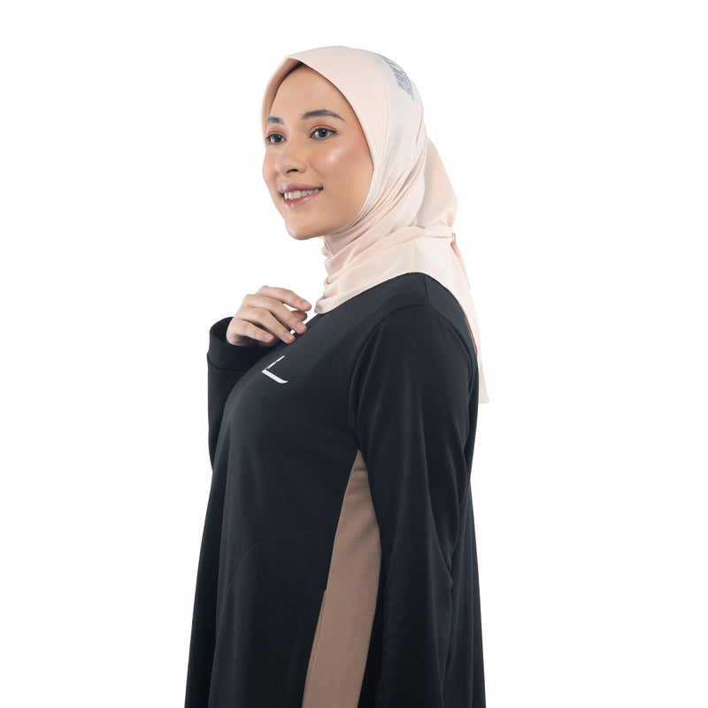 Elegant Dynamic Ivory Cream (Sport Hijab)
