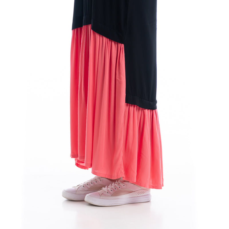 Cool Dynamic Dress Black - Pink