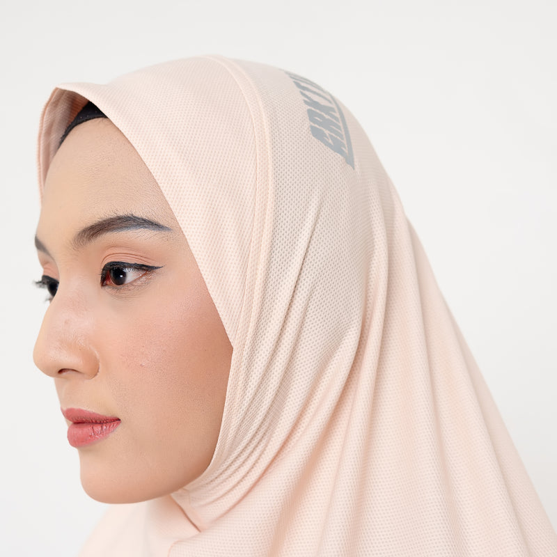 Mono Dynamic Supermaxi Ivory Cream (Sport Hijab)