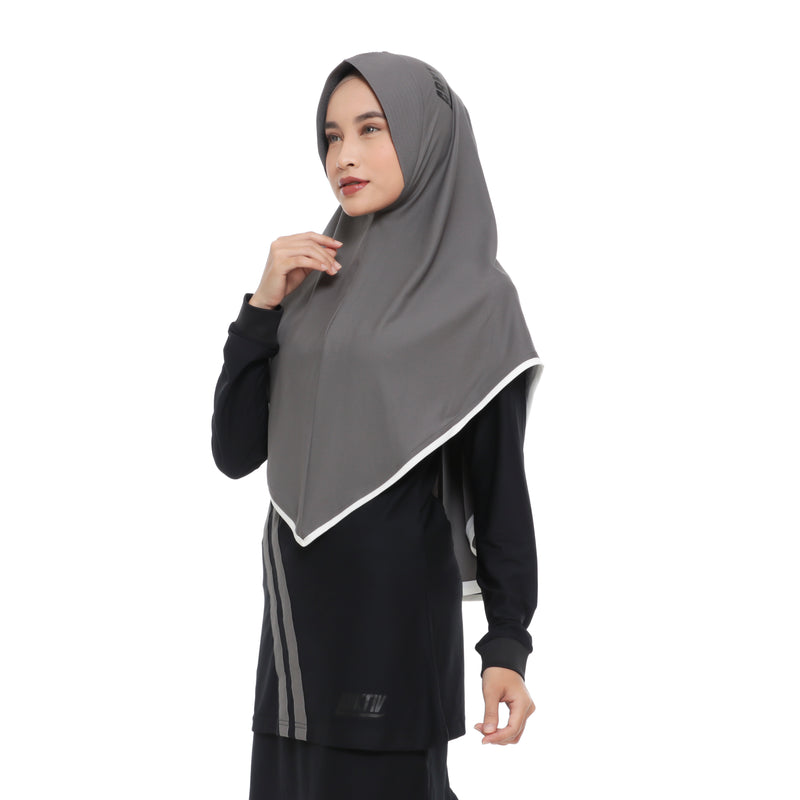 New Energetic Elite Grey (Sport Hijab)