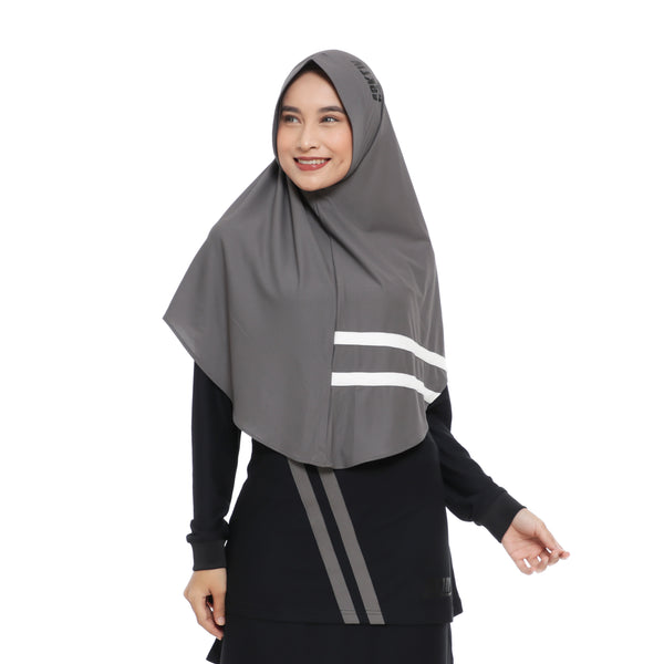 New Cool Dynamic Grey (Sport Hijab)