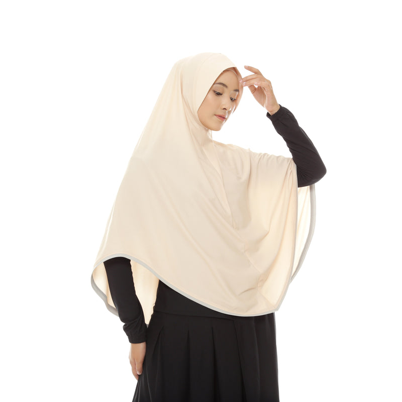 Energetic Elite Supermaxi Ivory Cream (Sport Hijab)