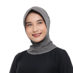 New Elegant Dynamic Grey (Sport Hijab)
