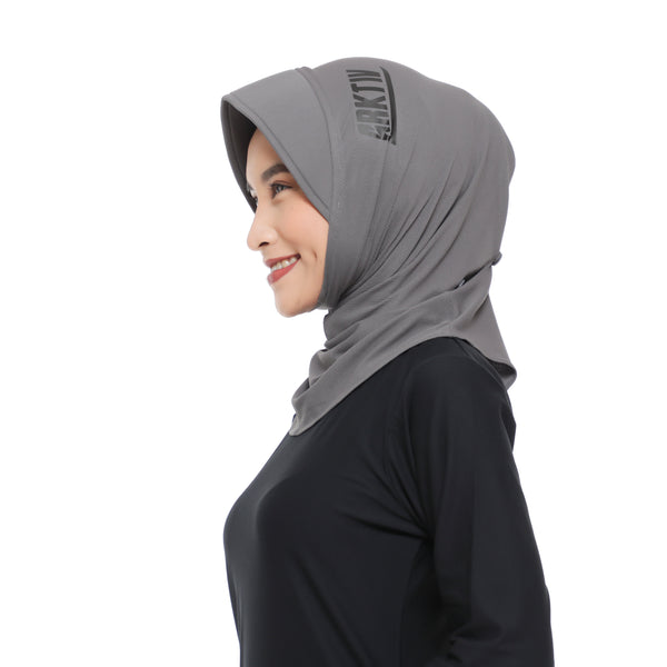 New Elegant Dynamic Grey (Sport Hijab)