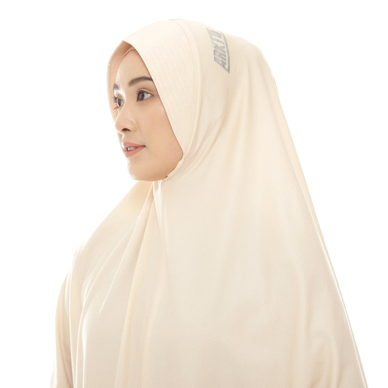 Energetic Elite Supermaxi Ivory Cream (Sport Hijab)
