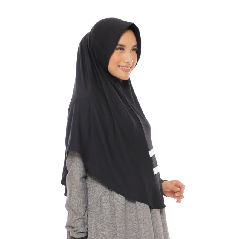 New Cool Dynamic Black (Sport Hijab)