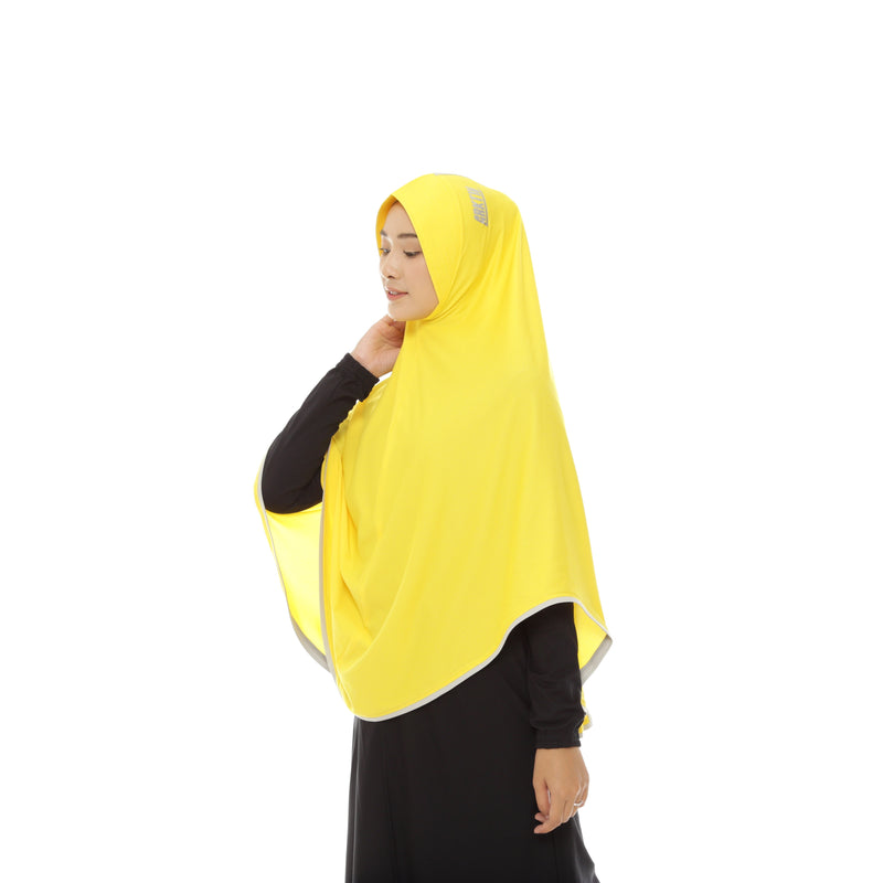 Energetic Elite Supermaxi Vibrant Yellow (Sport Hijab)