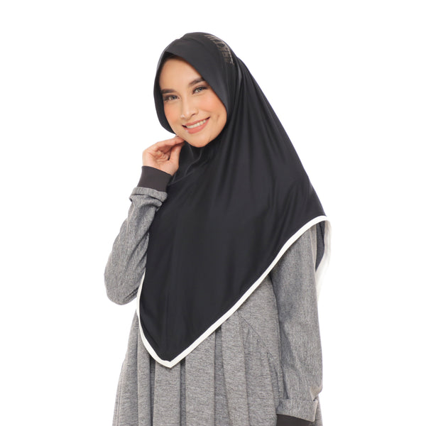 New Energetic Elite Black (Sport Hijab)