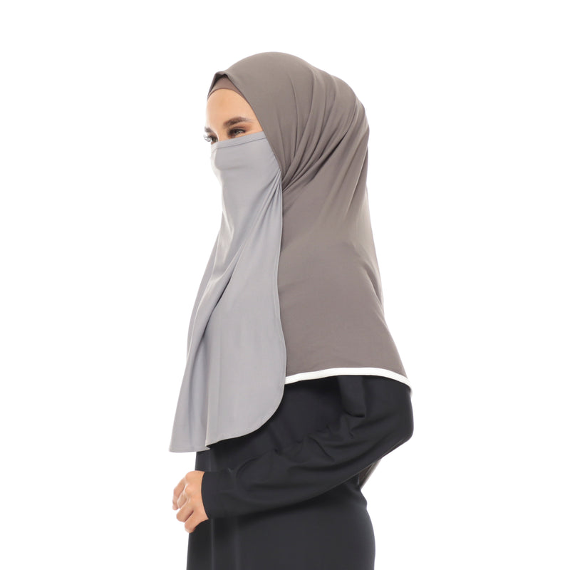 Basic Niqab Grey